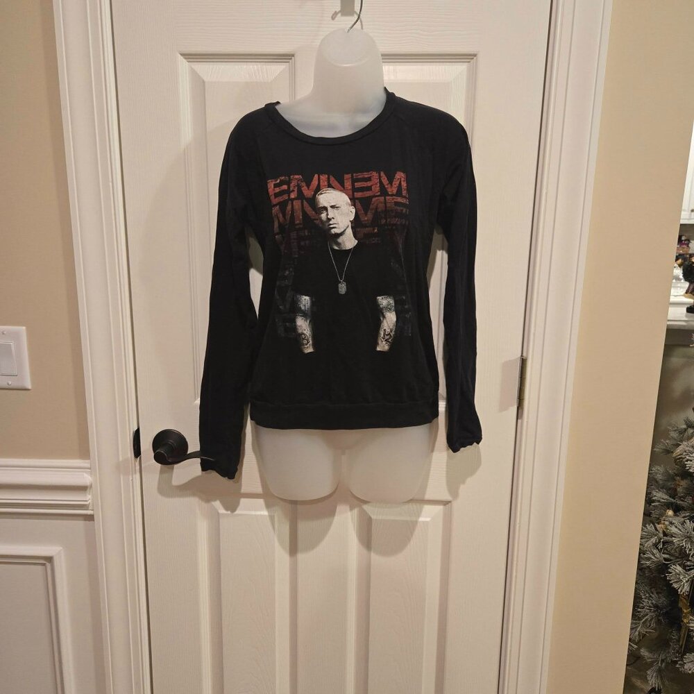 Eminem Graphic Rapper Music Merch Long Sleeve Top Size Medium - Picture 3 of 6